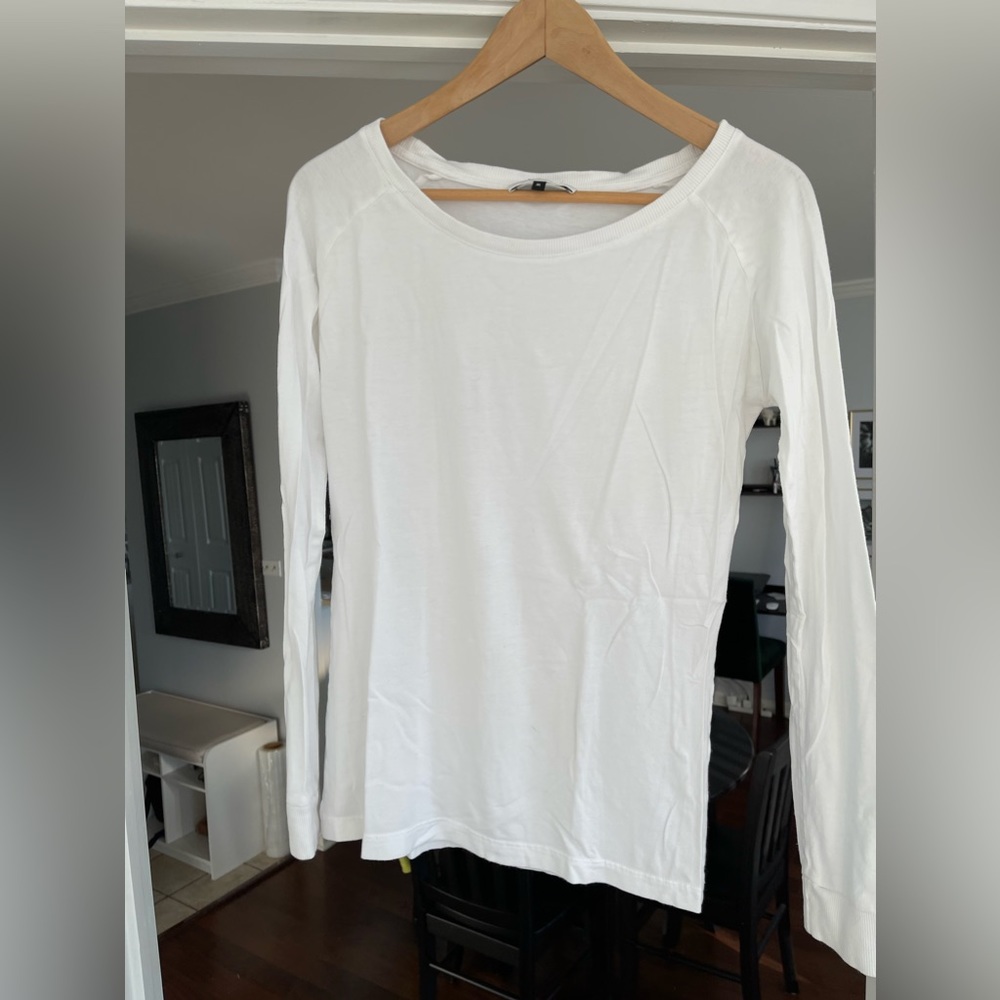 Rebello long sleeve white shirt size medium